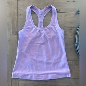 Lululemon Purple Raceback tank size 4